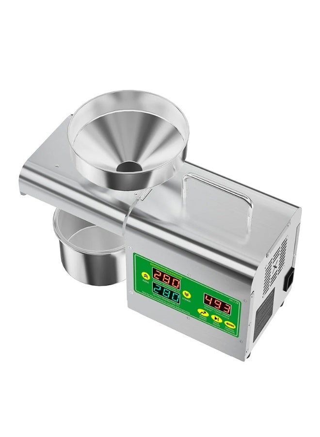 DubaiGallery Compact Electric Oil Press Machine with Digital Heating Control, Food Grade Stainless Steel Oil Extractor for Peanut Sesame Coconut and Sunflower Oil - Image 3